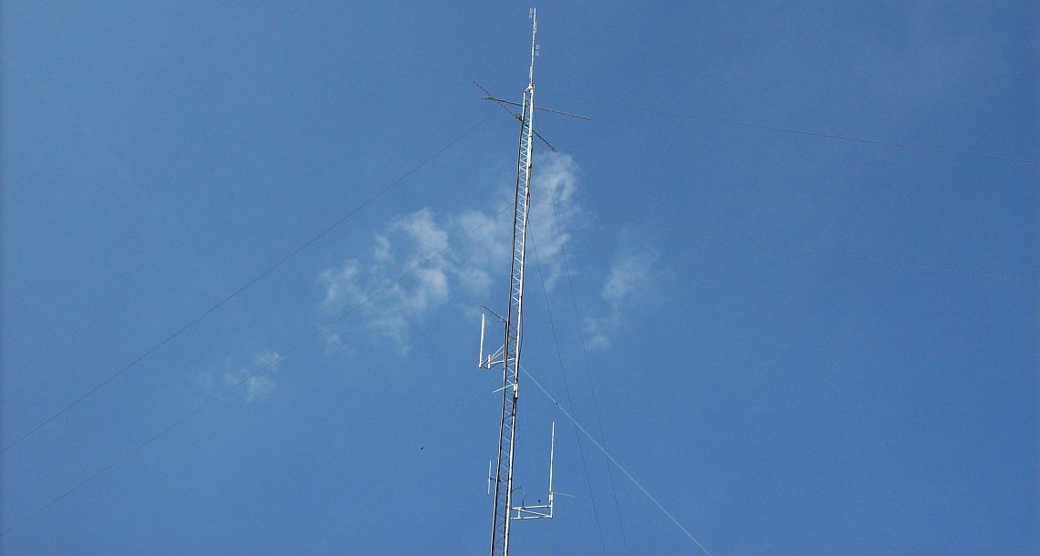 CLARA's 145.31 repeater antenna and tower